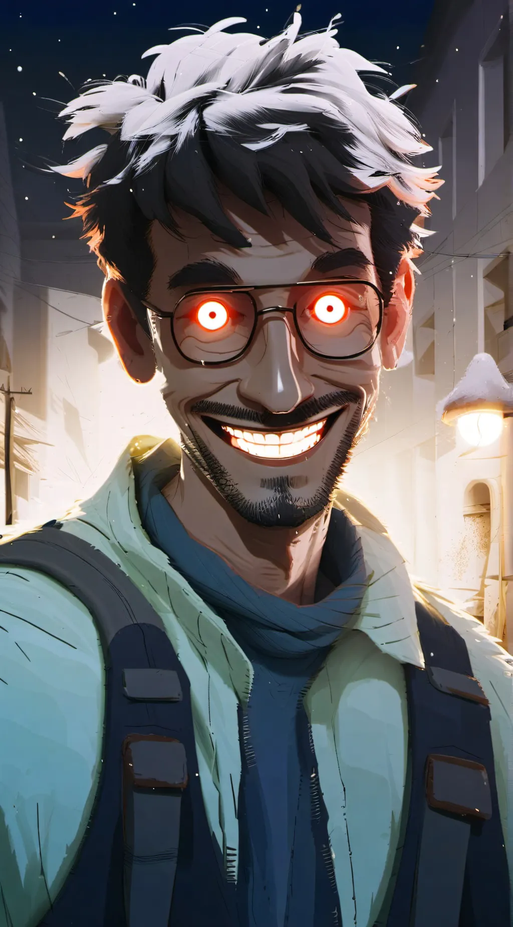 ai character: Haha background