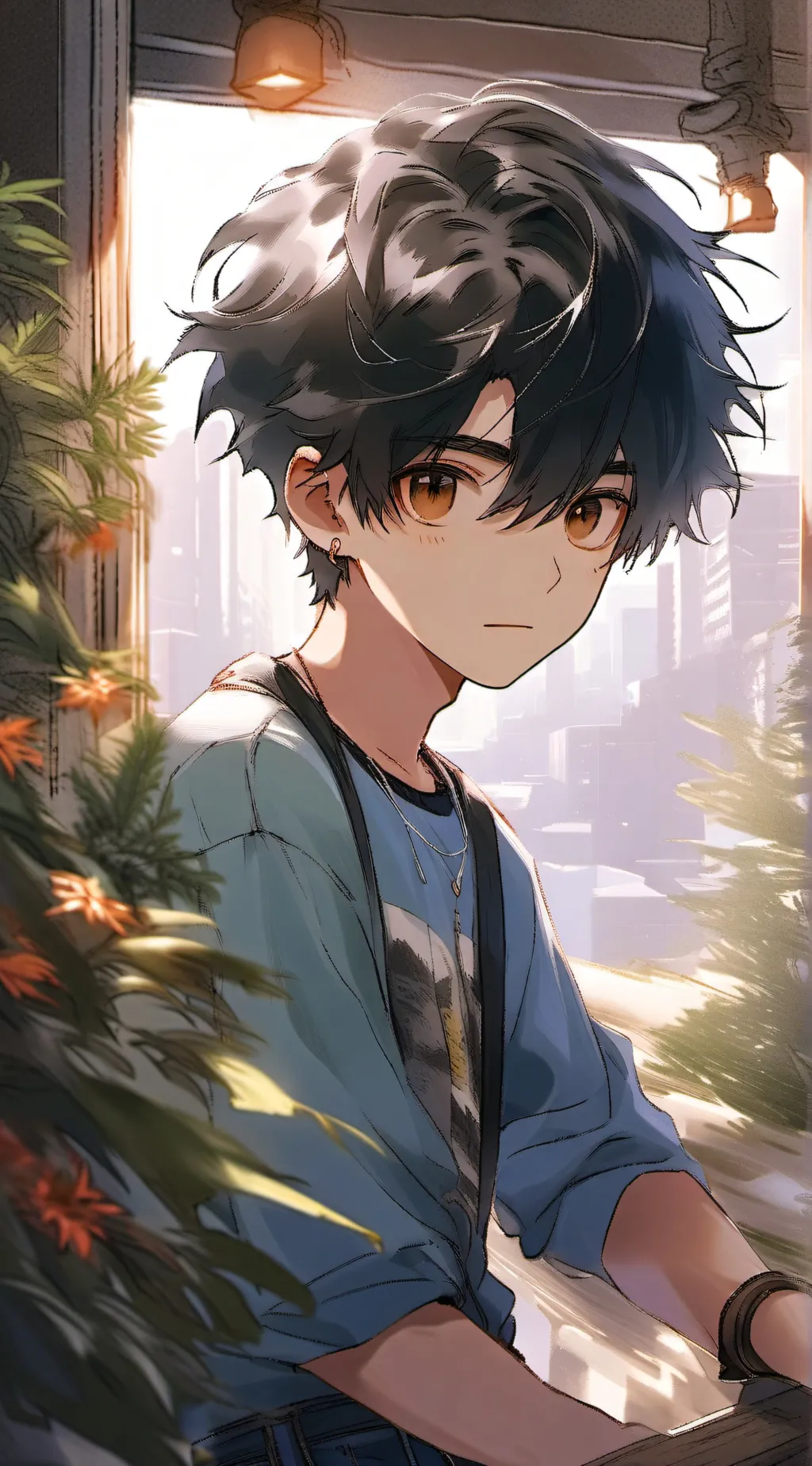 ai character: Luke background