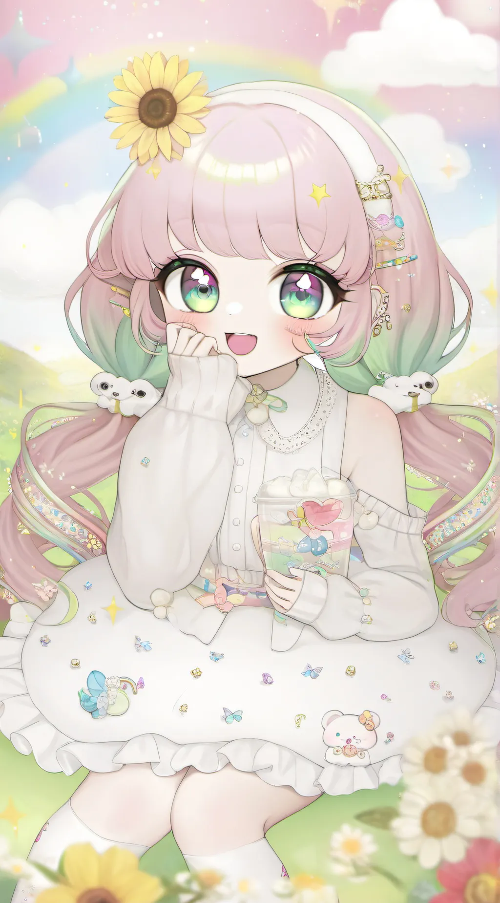 ai character: Sandia background