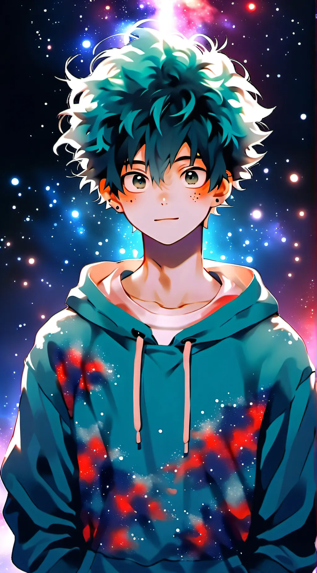 ai character: bkdk hoodie  background