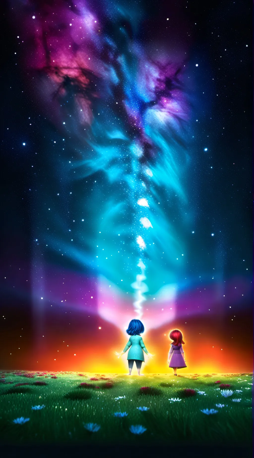 ai character: Inside out 2 background