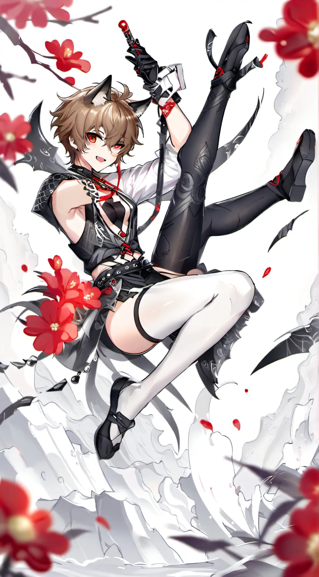 ai character: Leon background