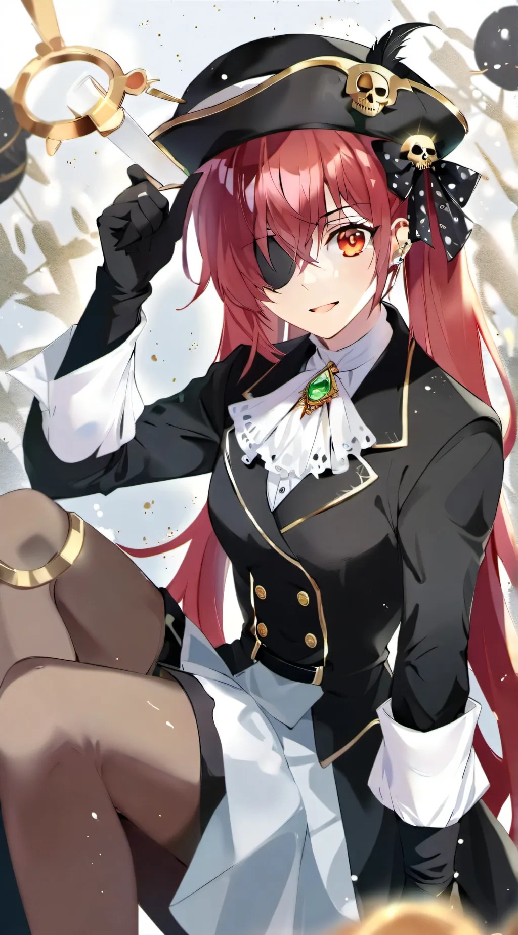 ai character: Houshou Marine background