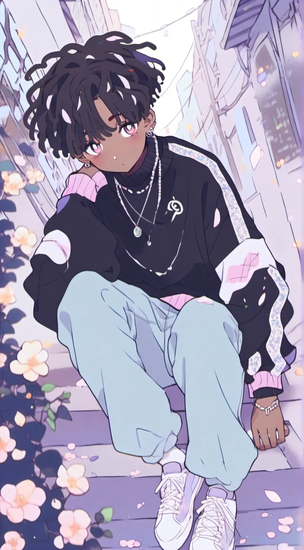 ai character: Mizuki  background