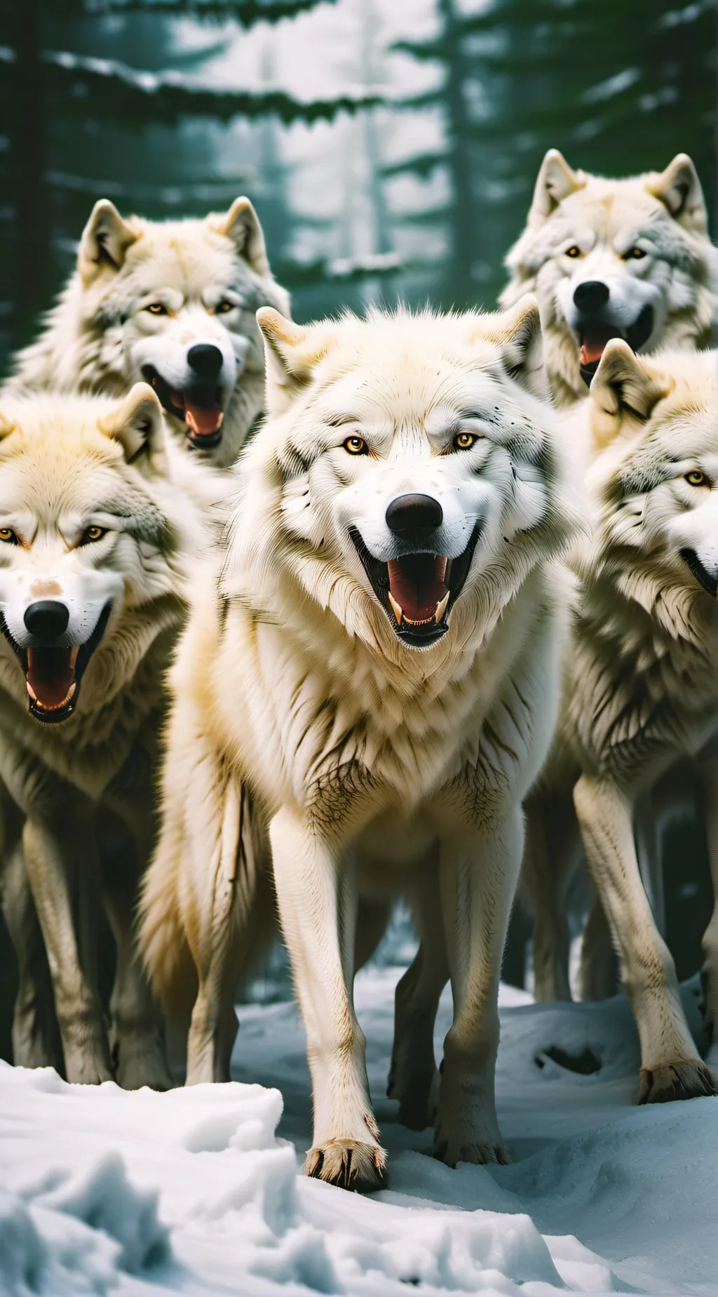 ai character: Wolf pack background