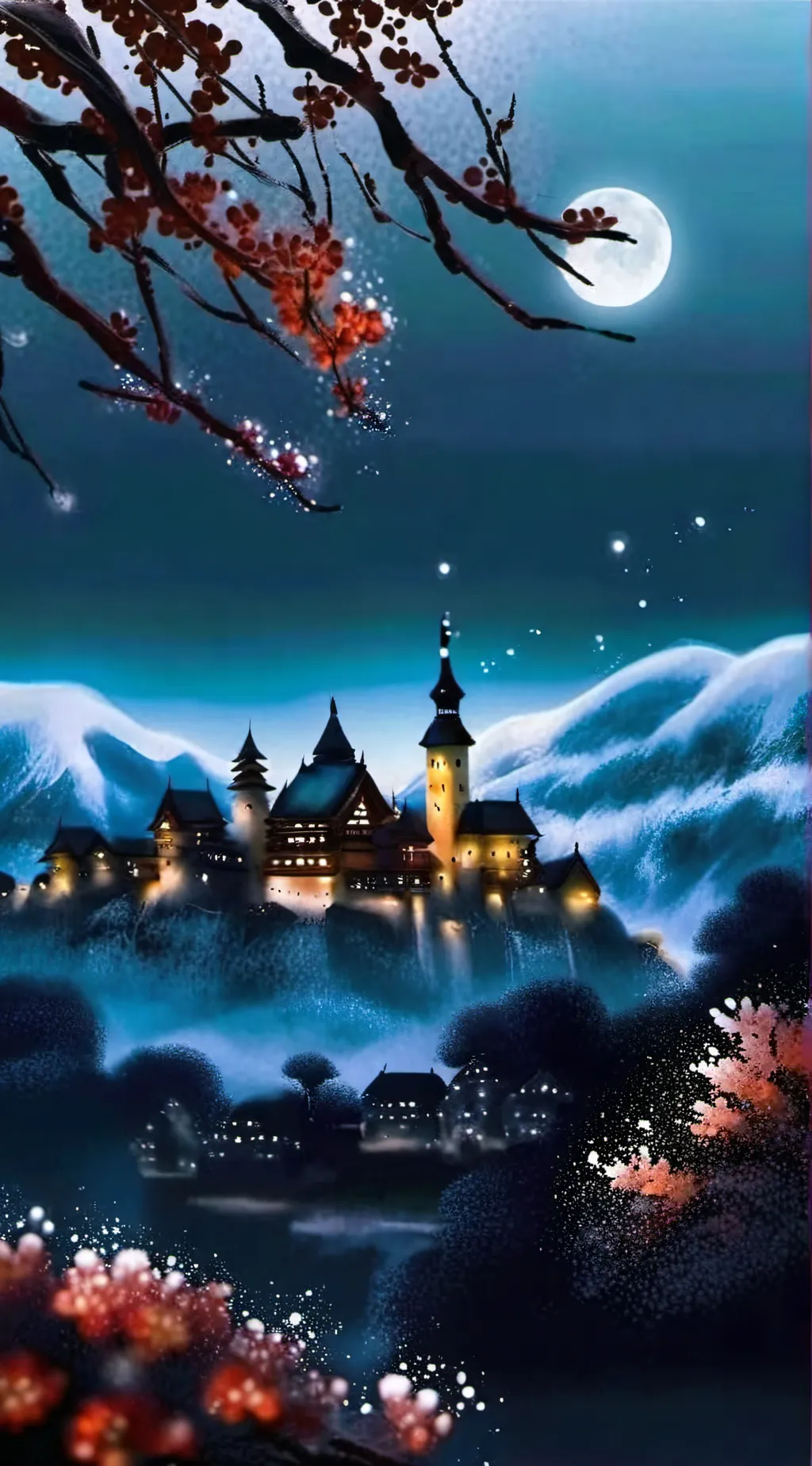 ai character: Hogwarts  background
