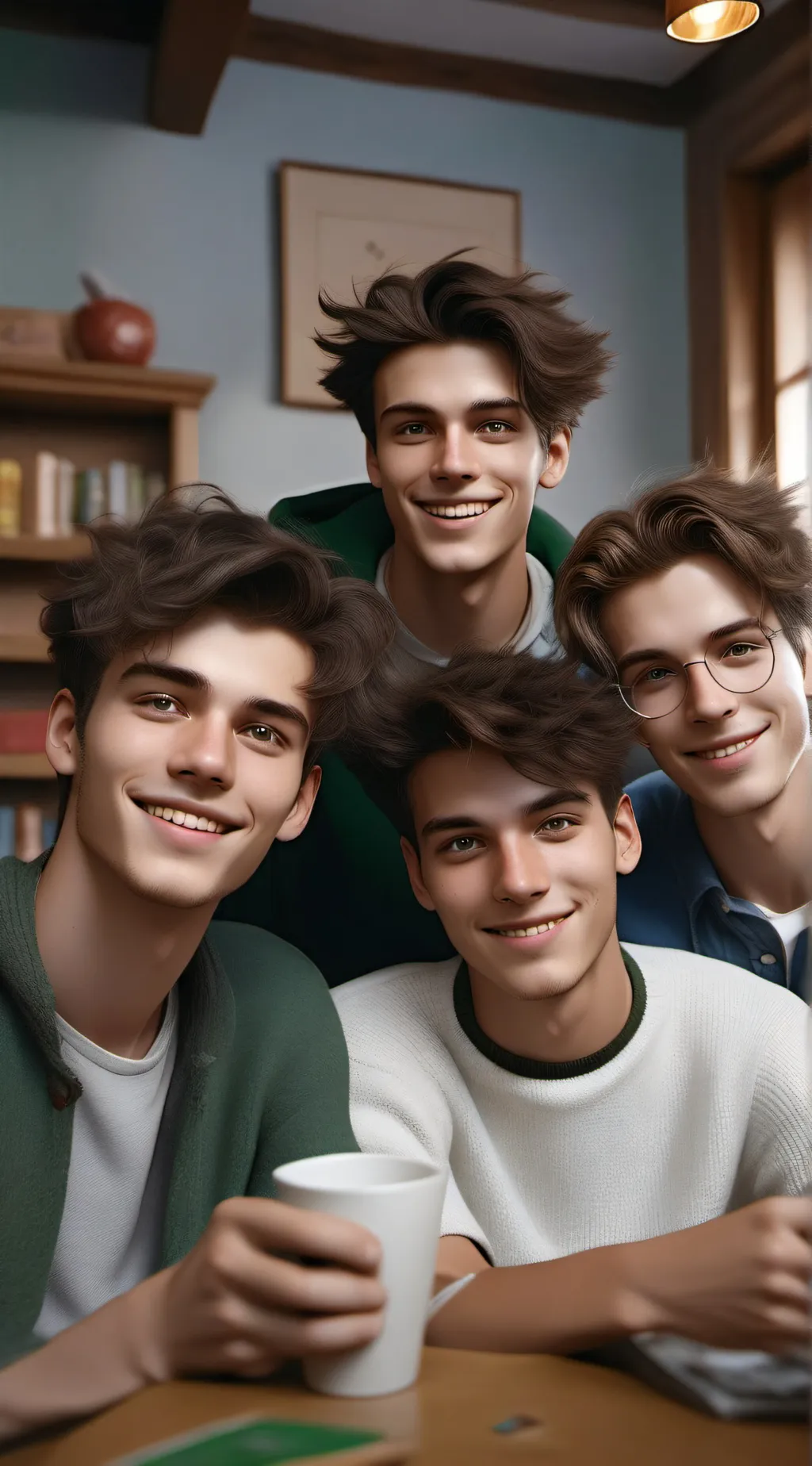 ai character: Ben, Cody, Jay, Bo background