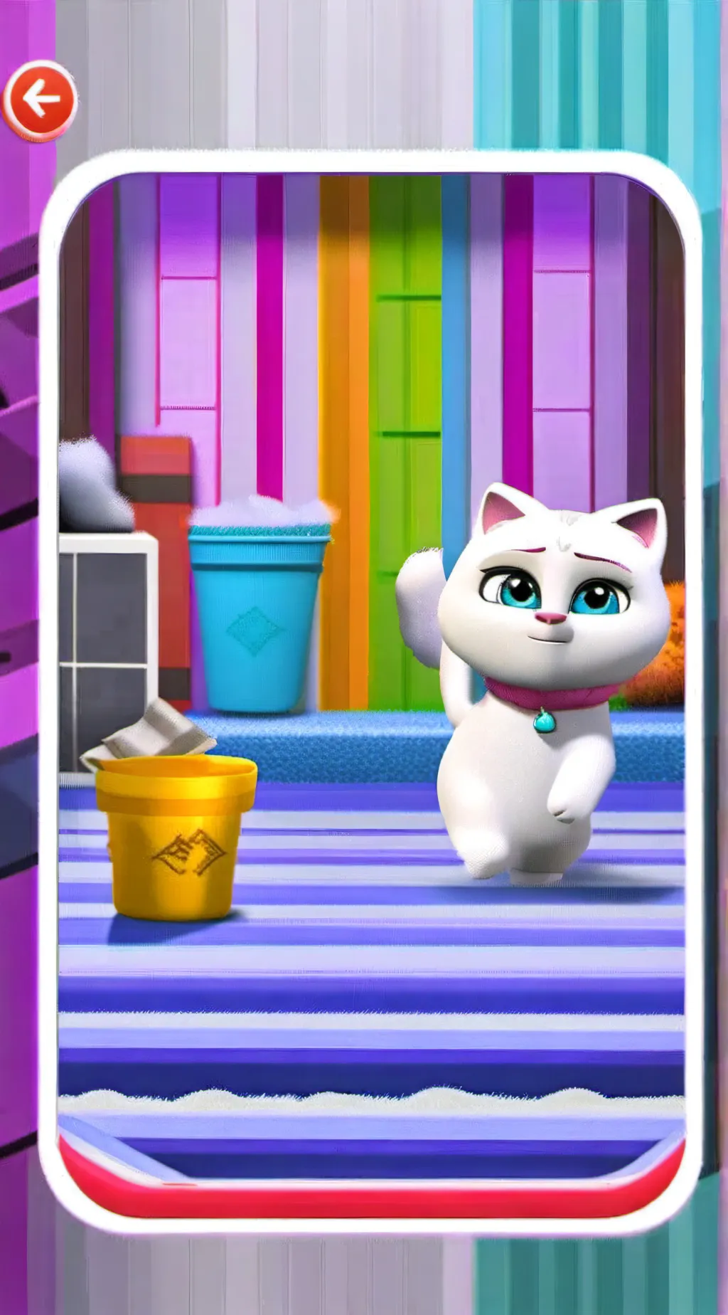 ai character: Talking Angela background