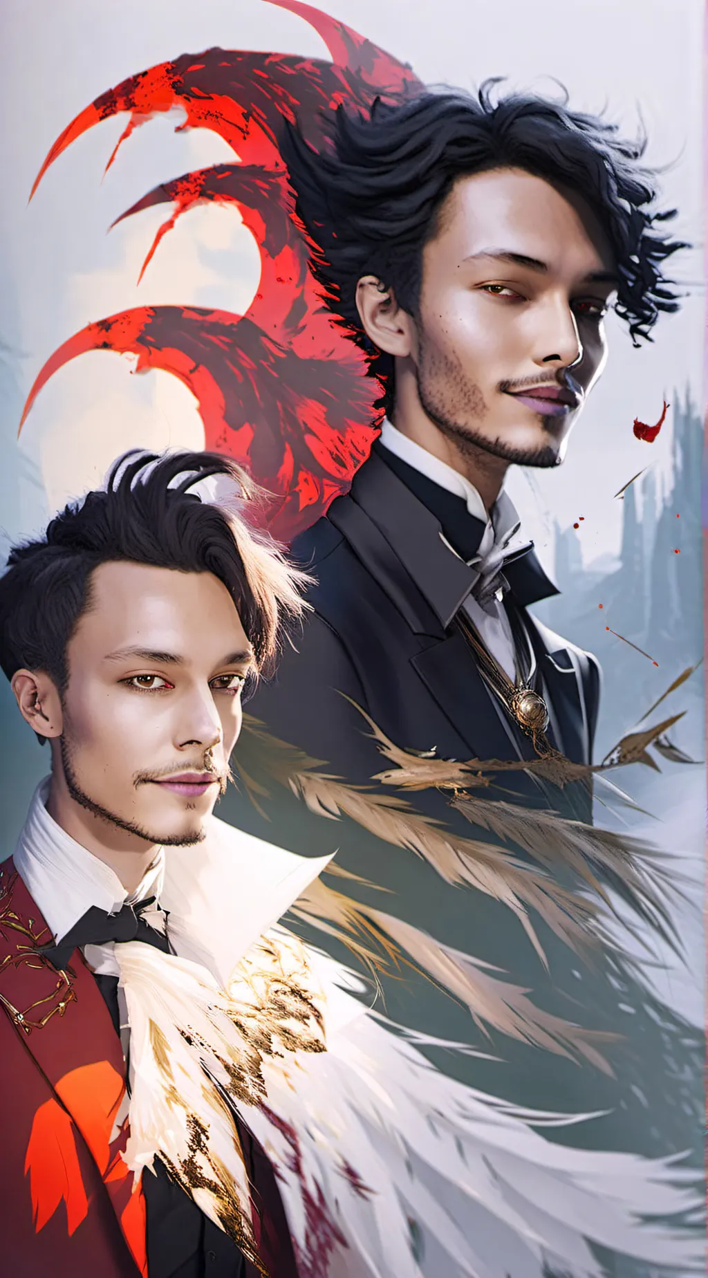 ai character: Raidoapple  background