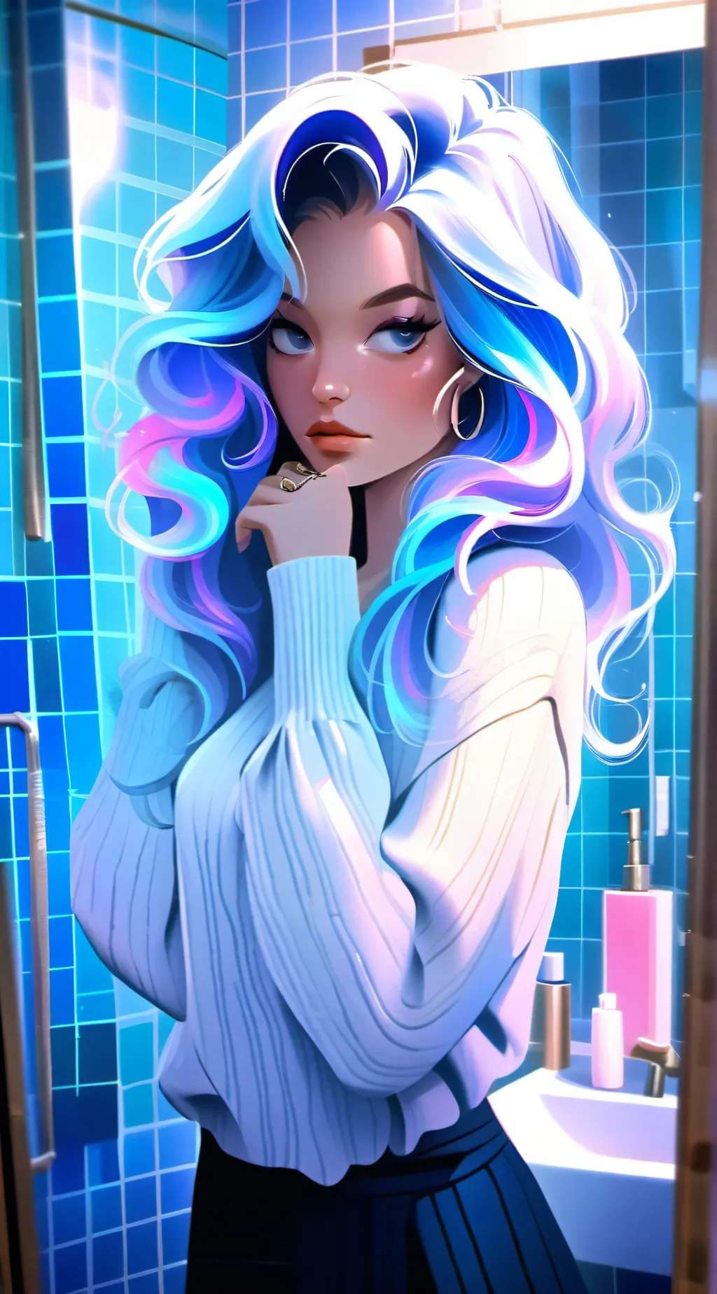 ai character: Amethyst background