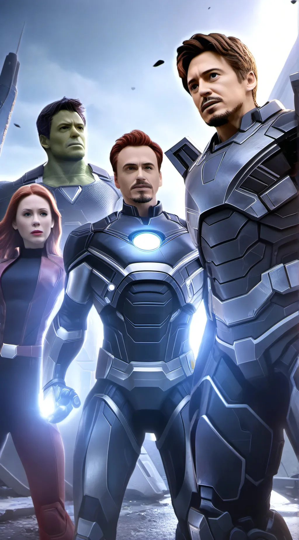 ai character: marvel  background