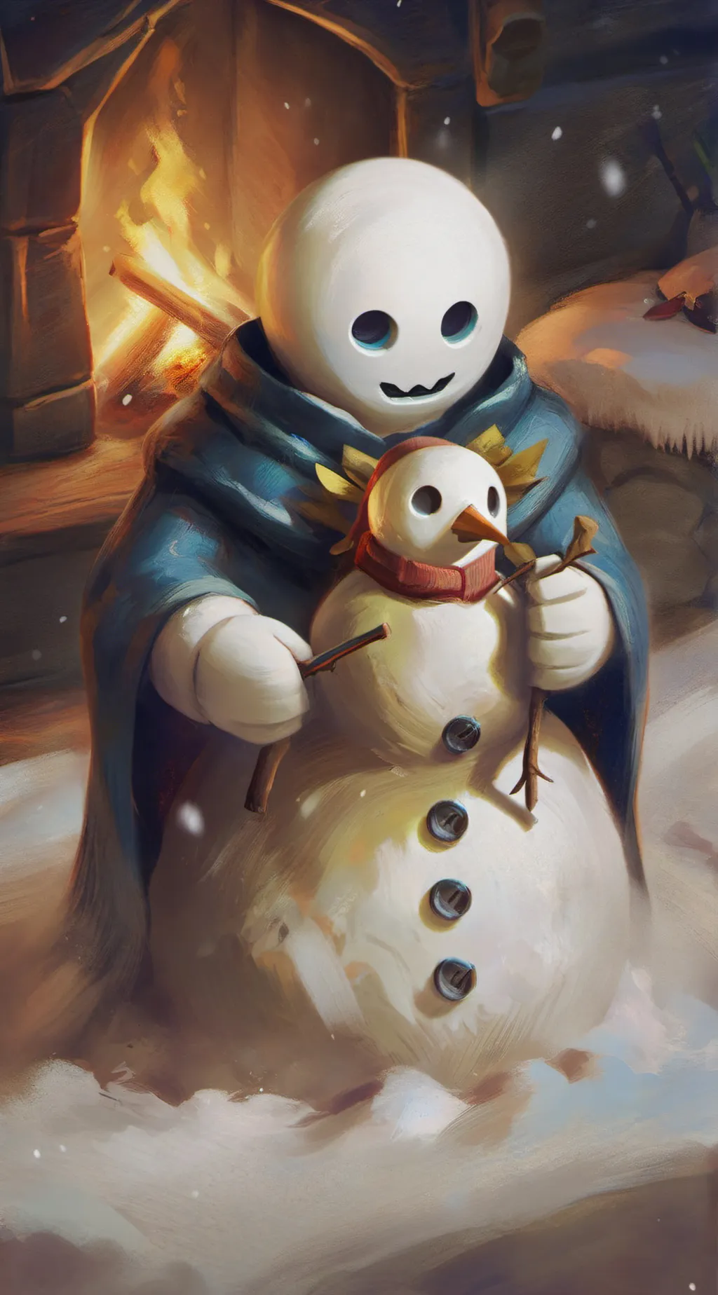 ai character: Undertale background
