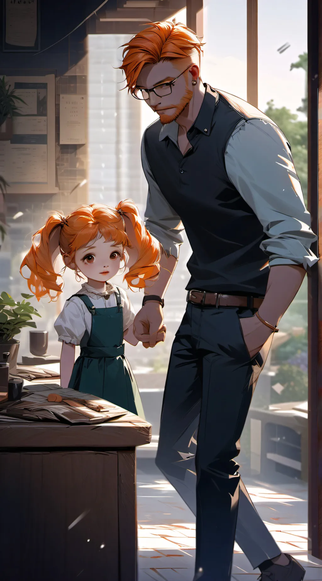 ai character: bigger brother background