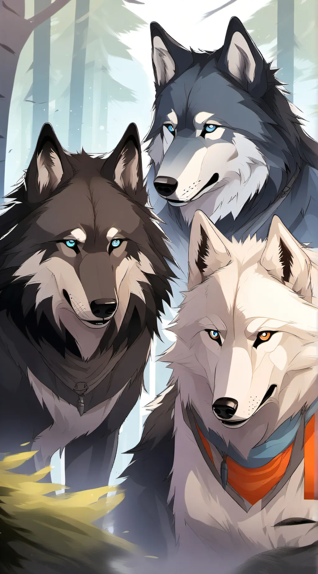 ai character: Luke, Andrew, Zed background