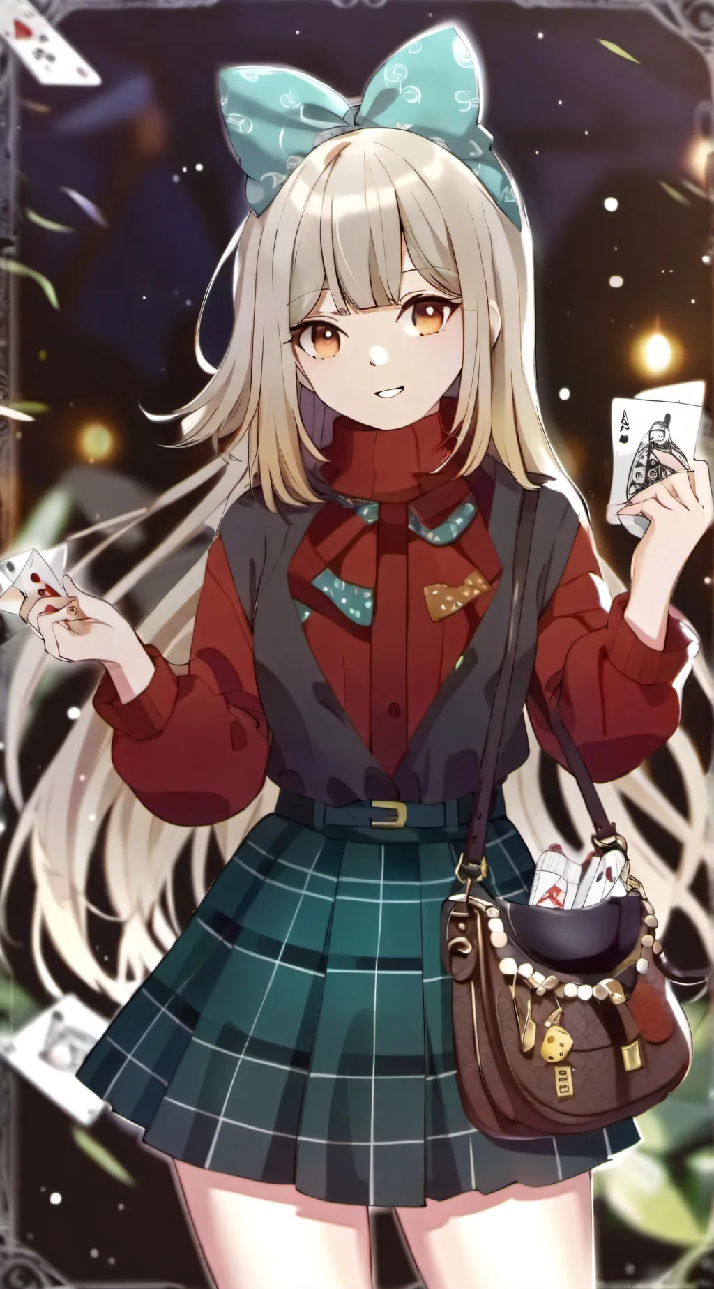 ai character: Sussy background