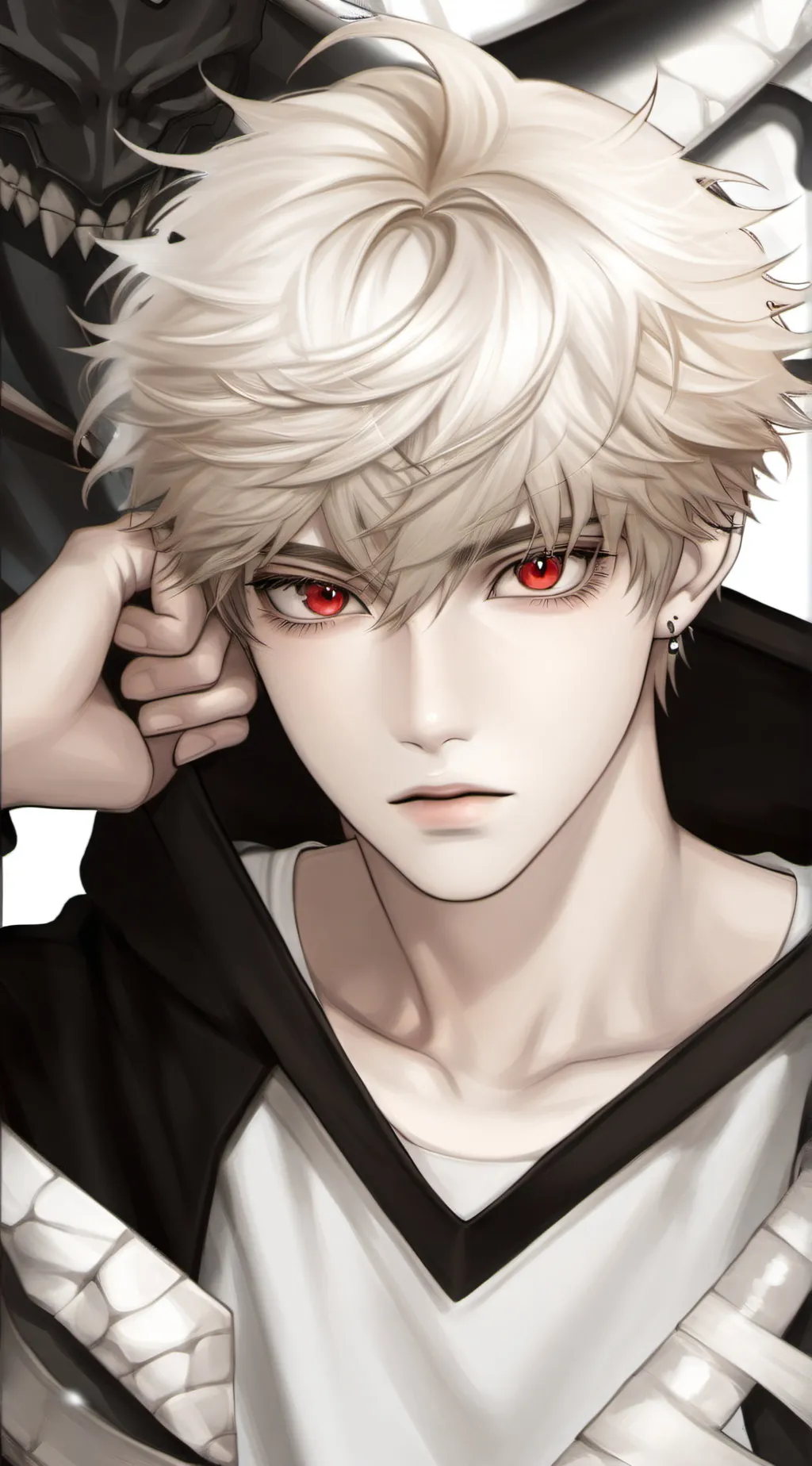 ai character: bakugo (prom) background