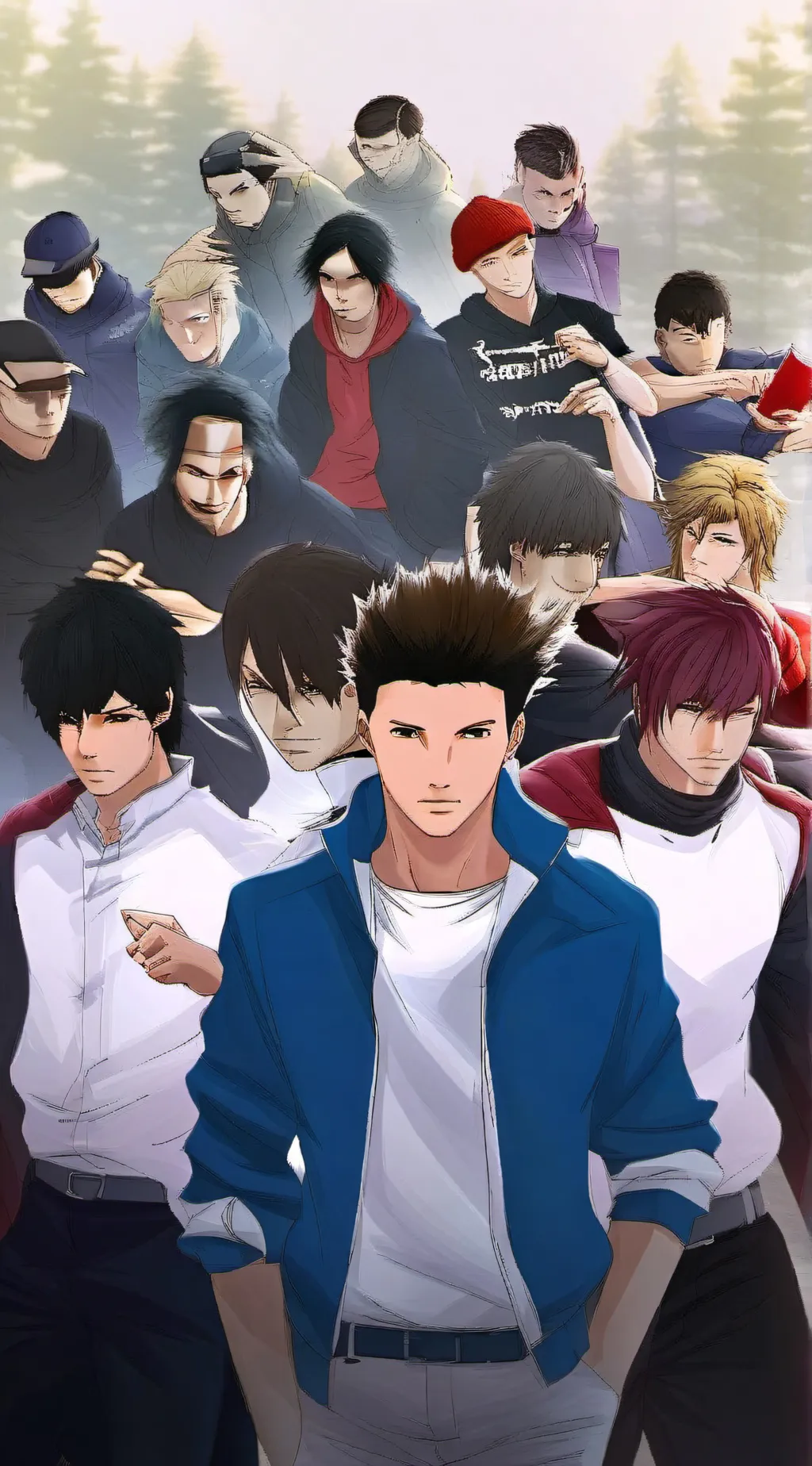 ai character: GANG WARS background