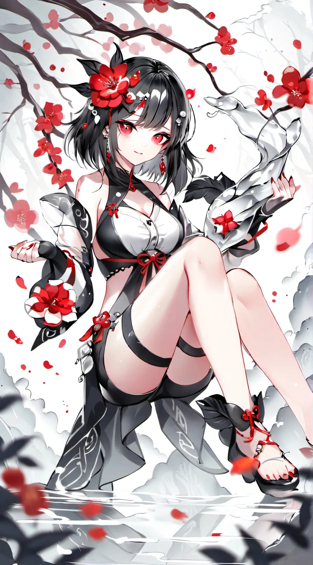 ai character: Focus  background