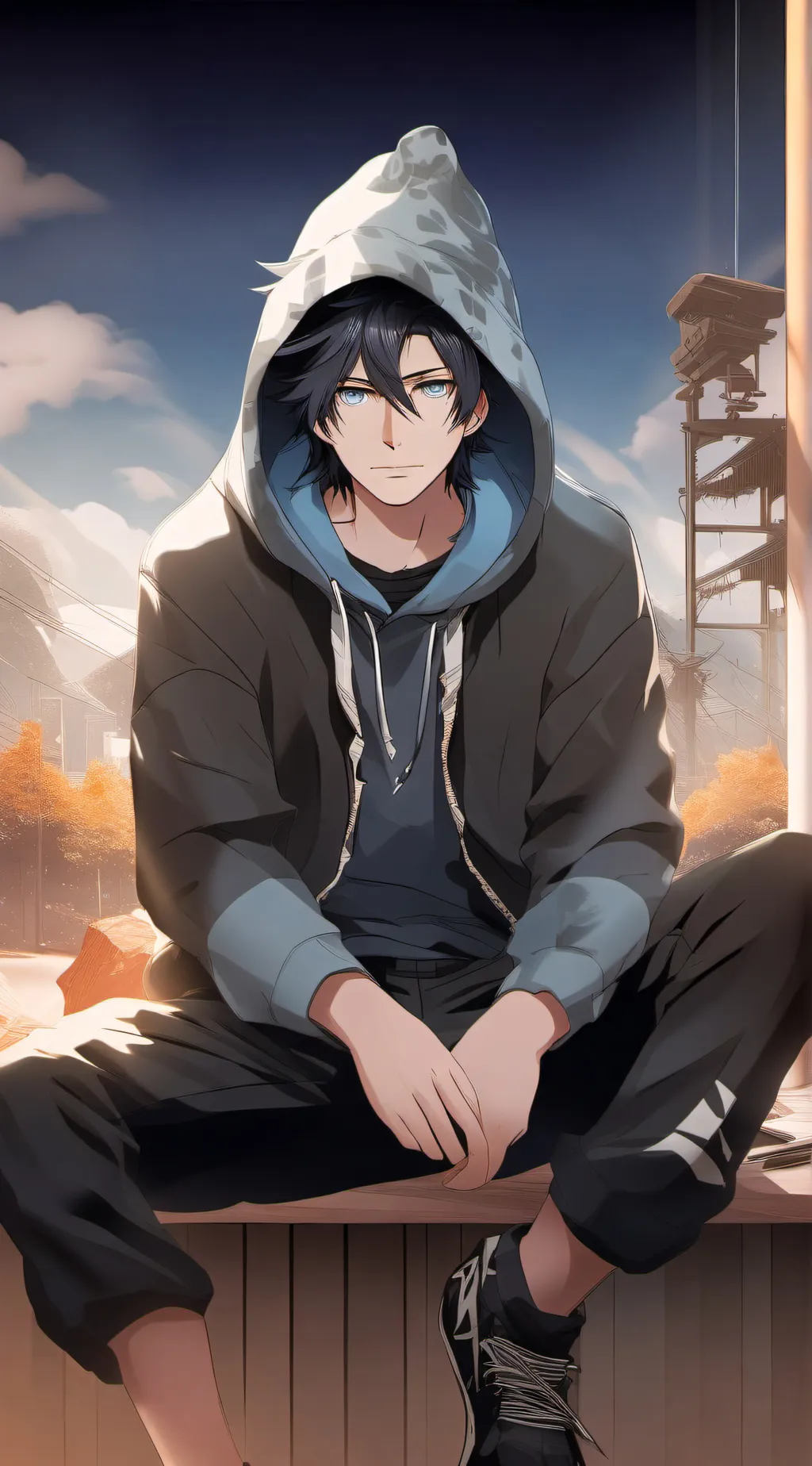 ai character: levi background