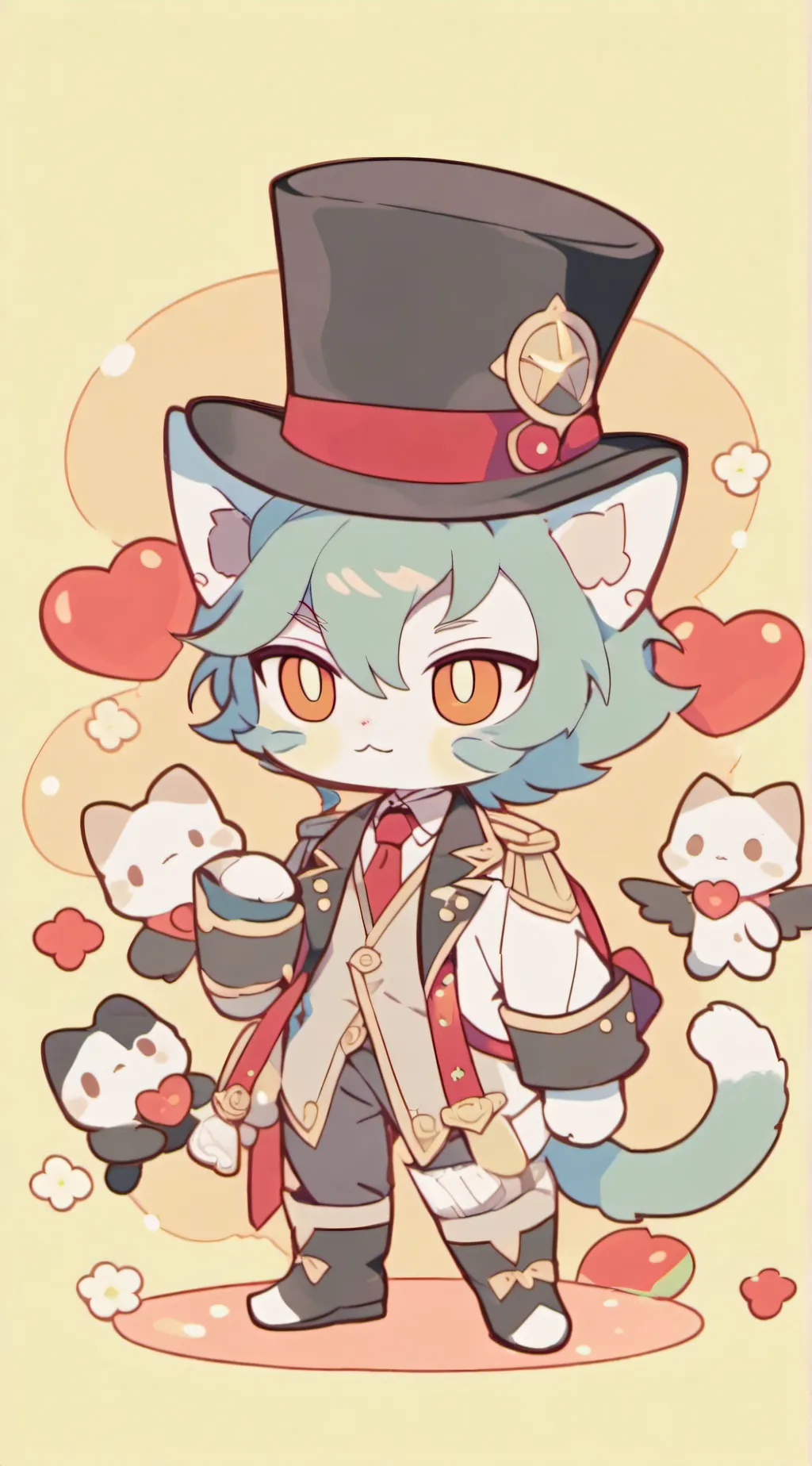 ai character: baby husk background