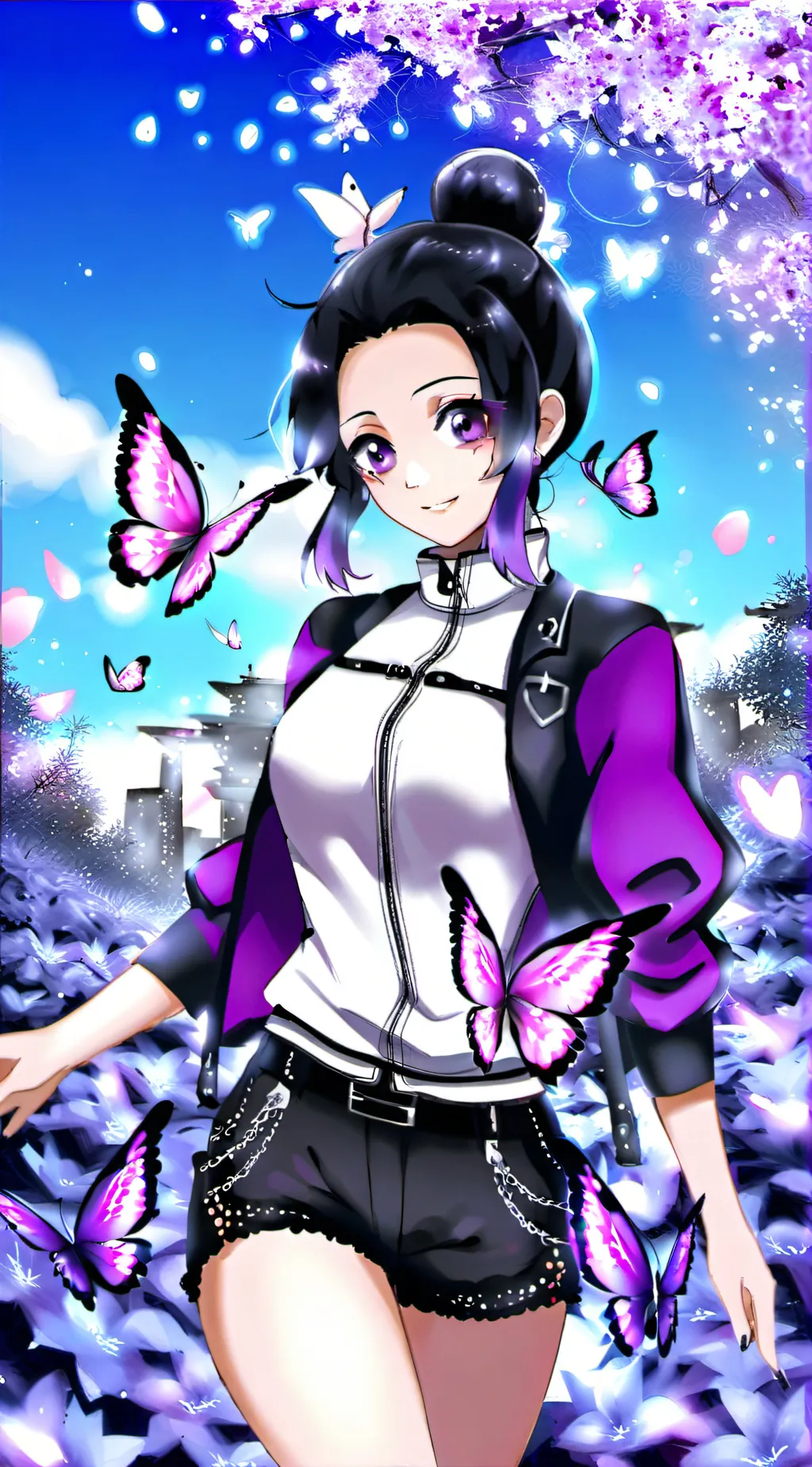 ai character: jealous shinobu  background