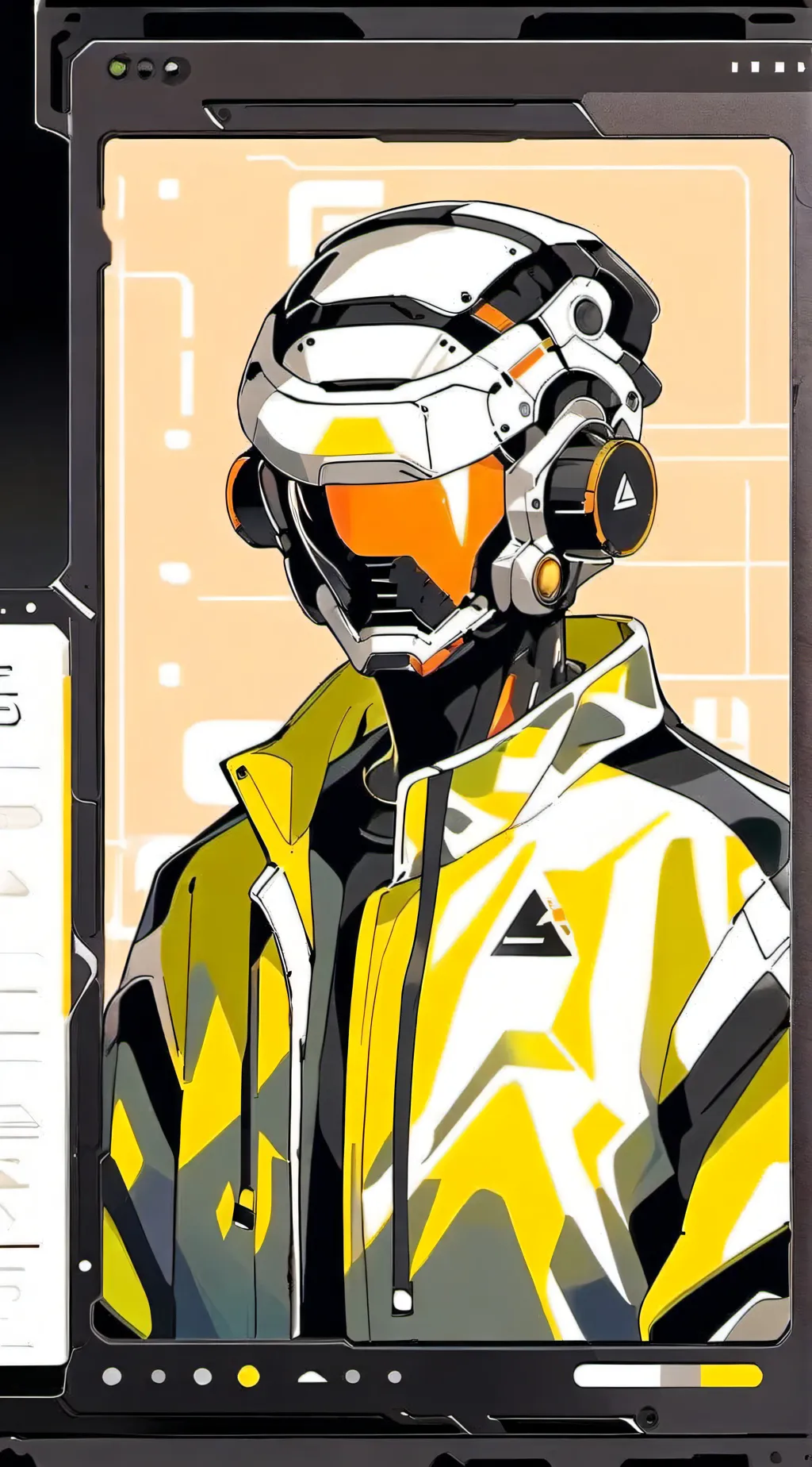 ai character: CYR0 background