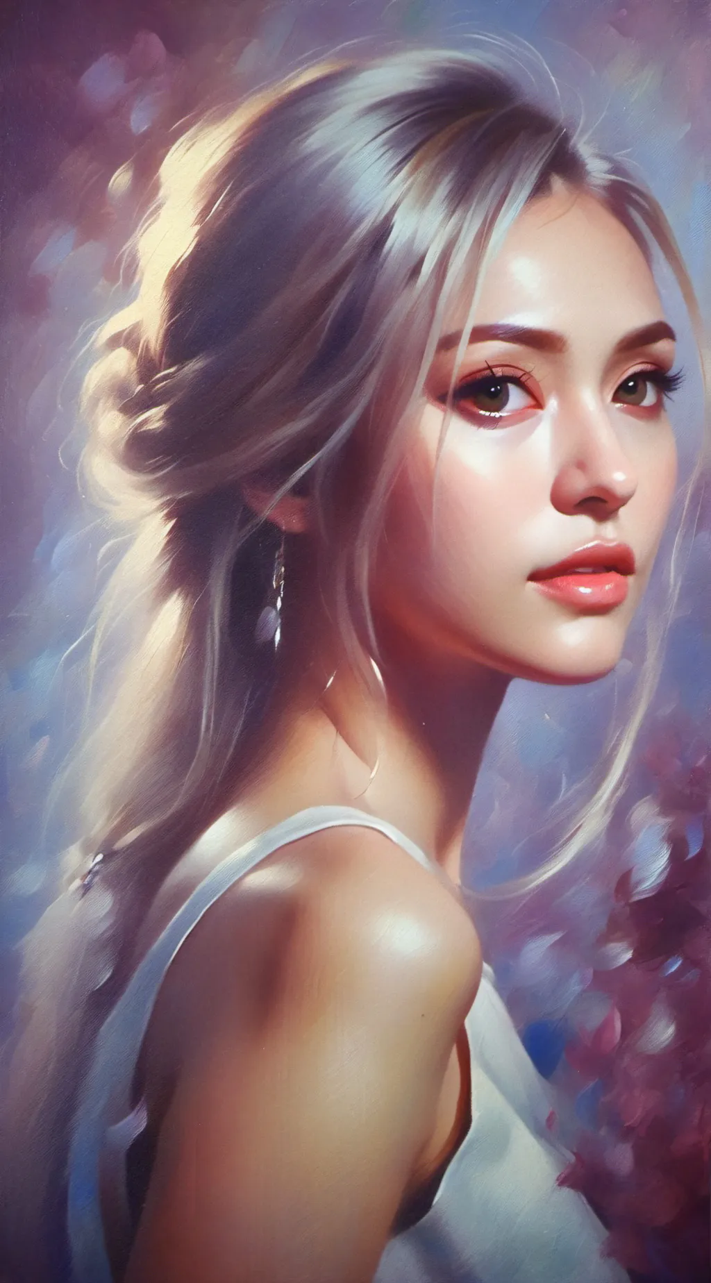 ai character: Rose background