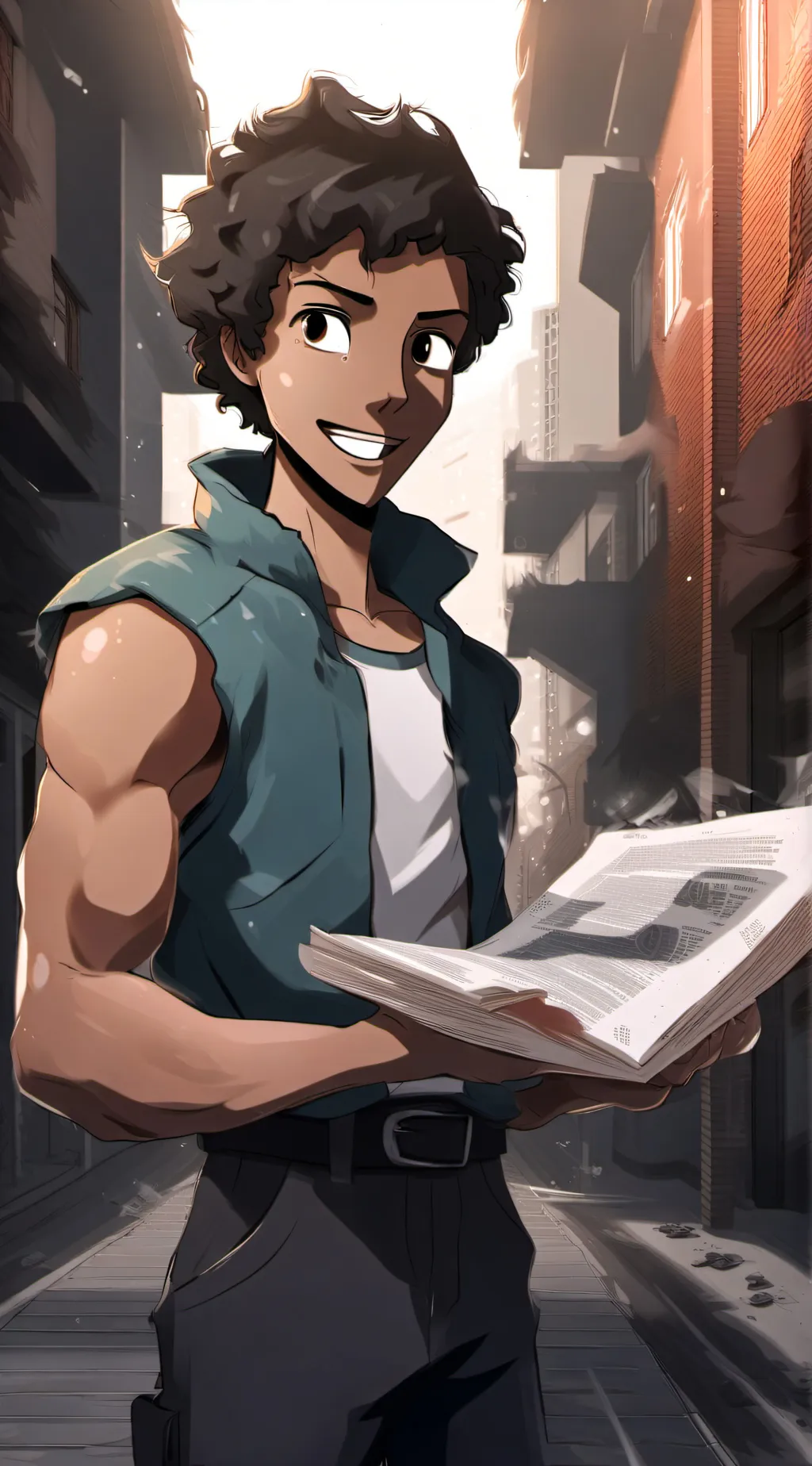 ai character: Carter Kane background