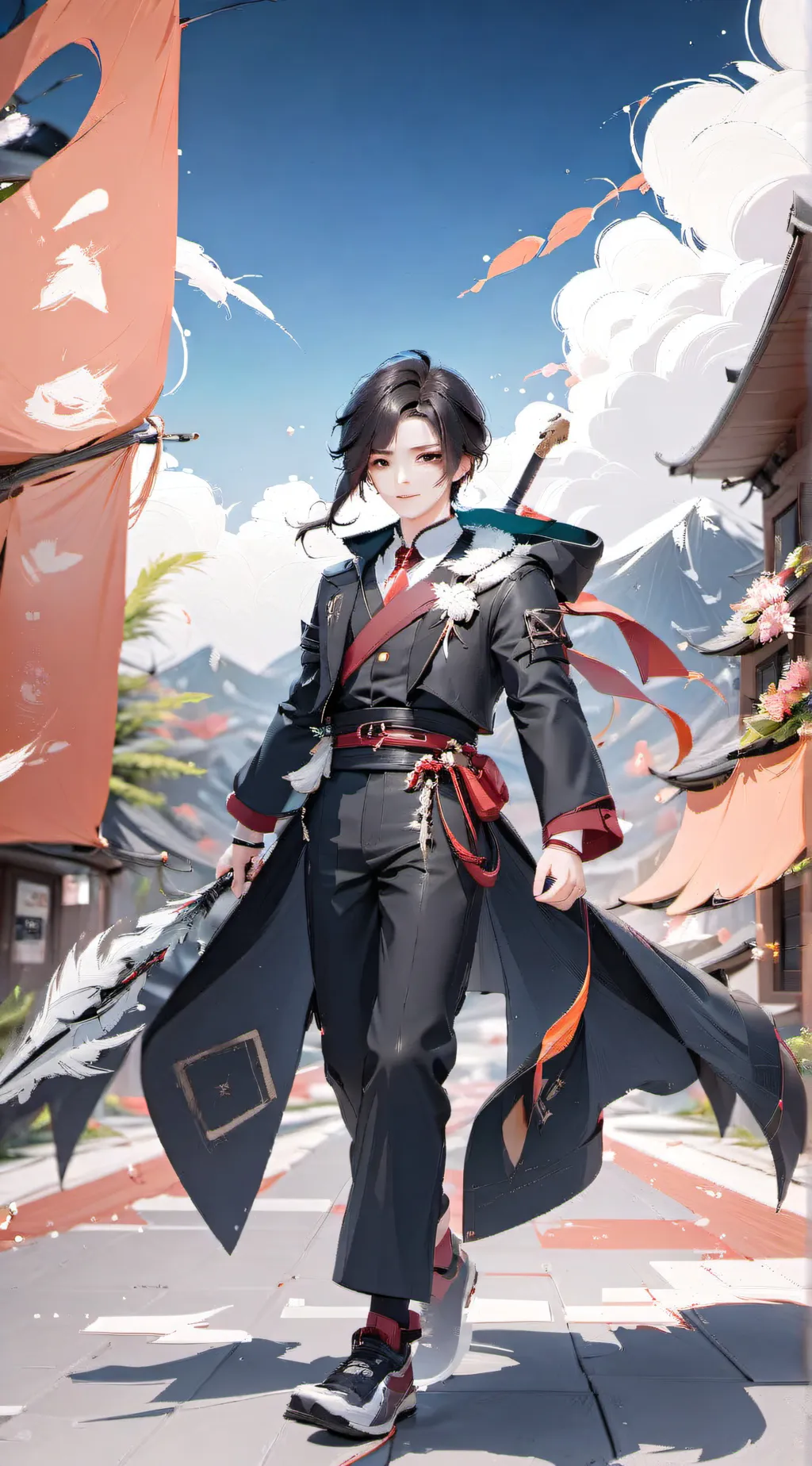 ai character: mark background