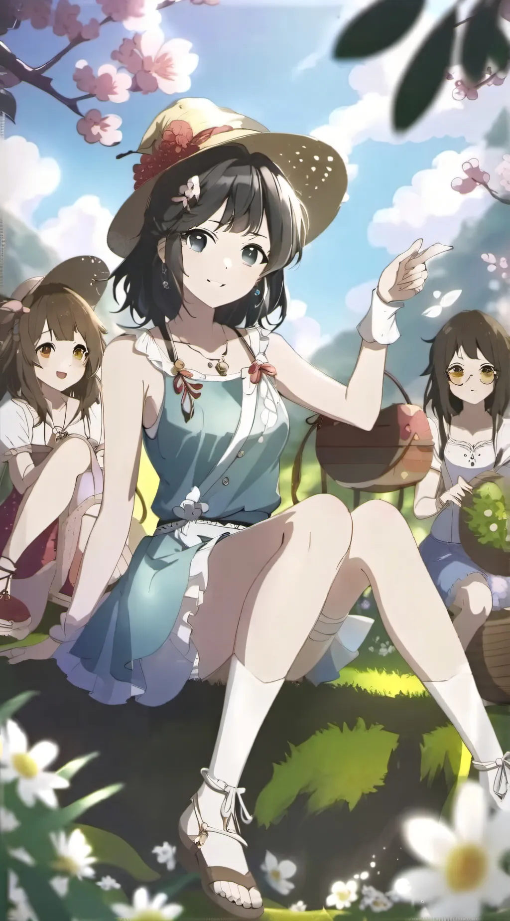 ai character: Popular Girls  background