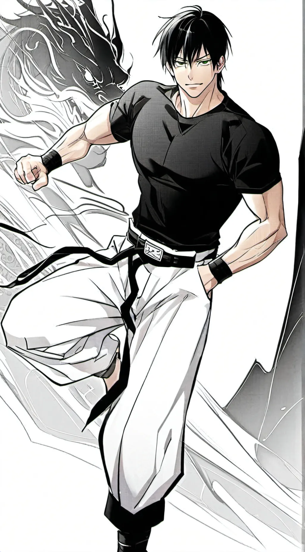ai character: Toji Fushiguro background