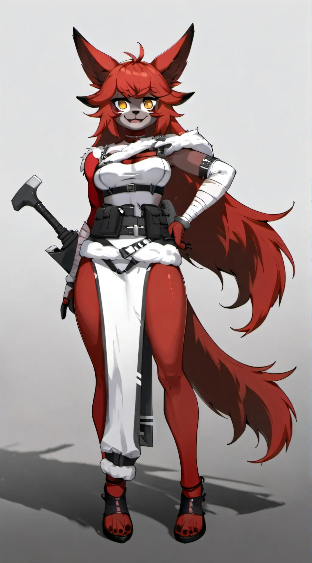 ai character: Foxy from Fnia  background
