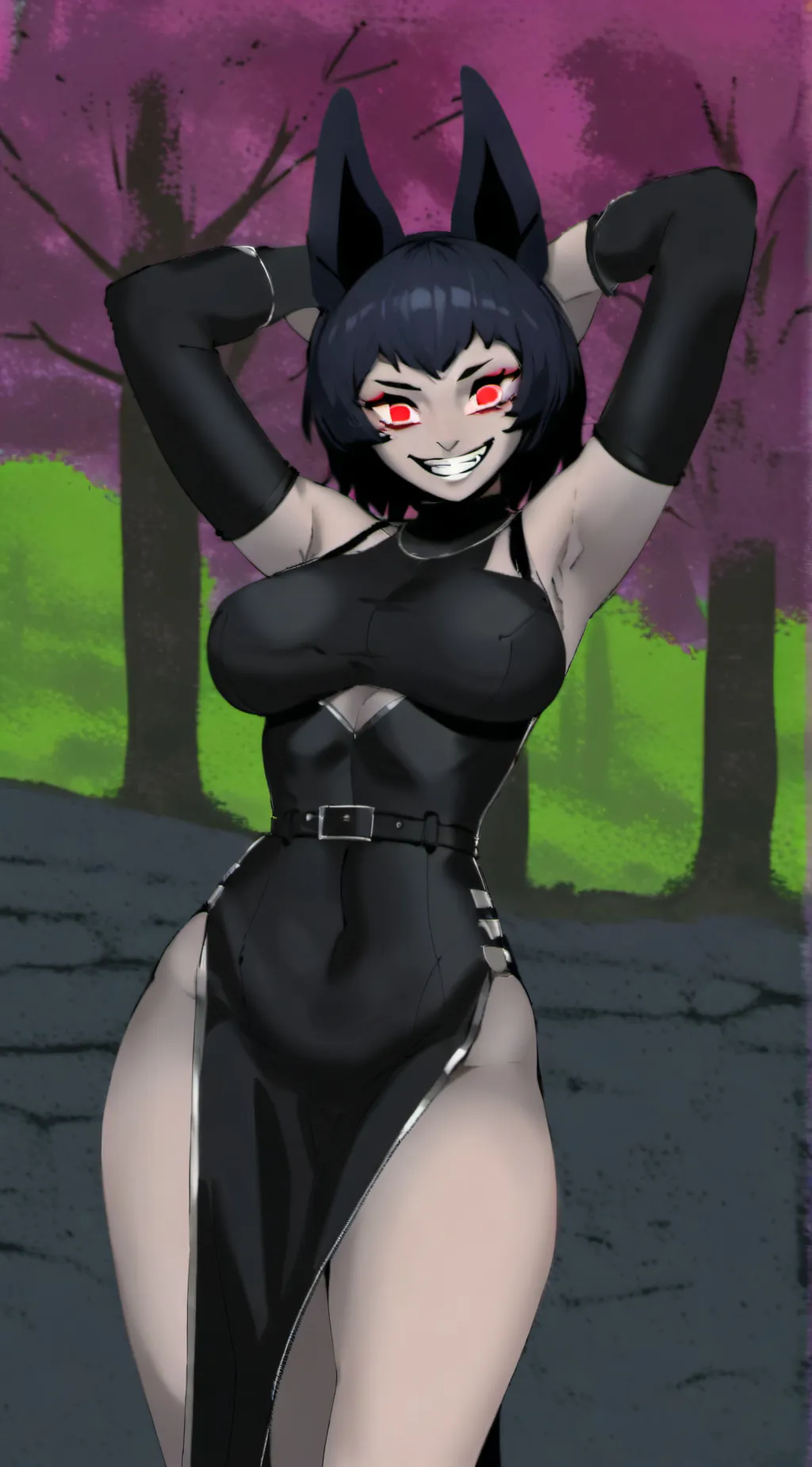 ai character: Dogtooth(boisvert) background