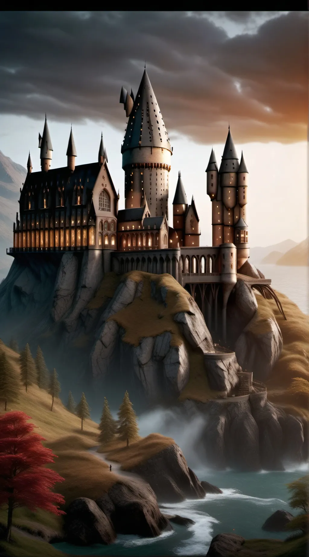 ai character: Hogwarts background