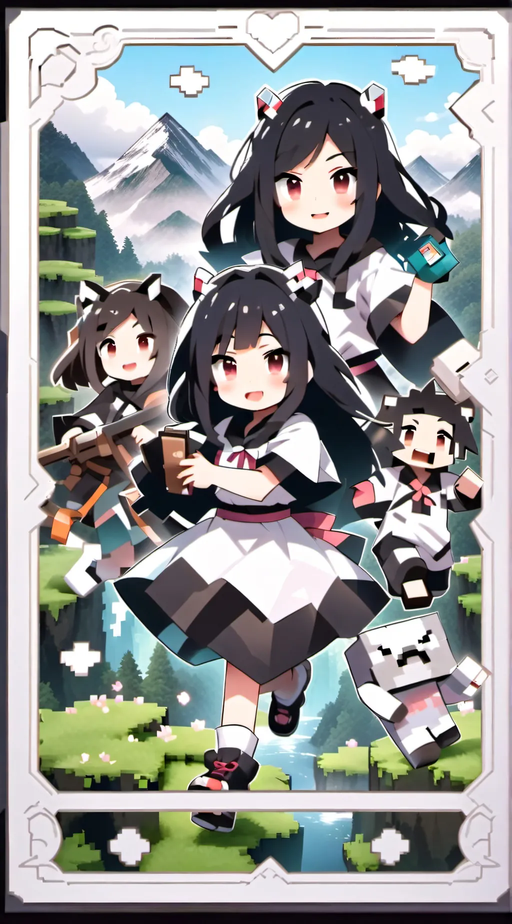 ai character: Aphmau crew background
