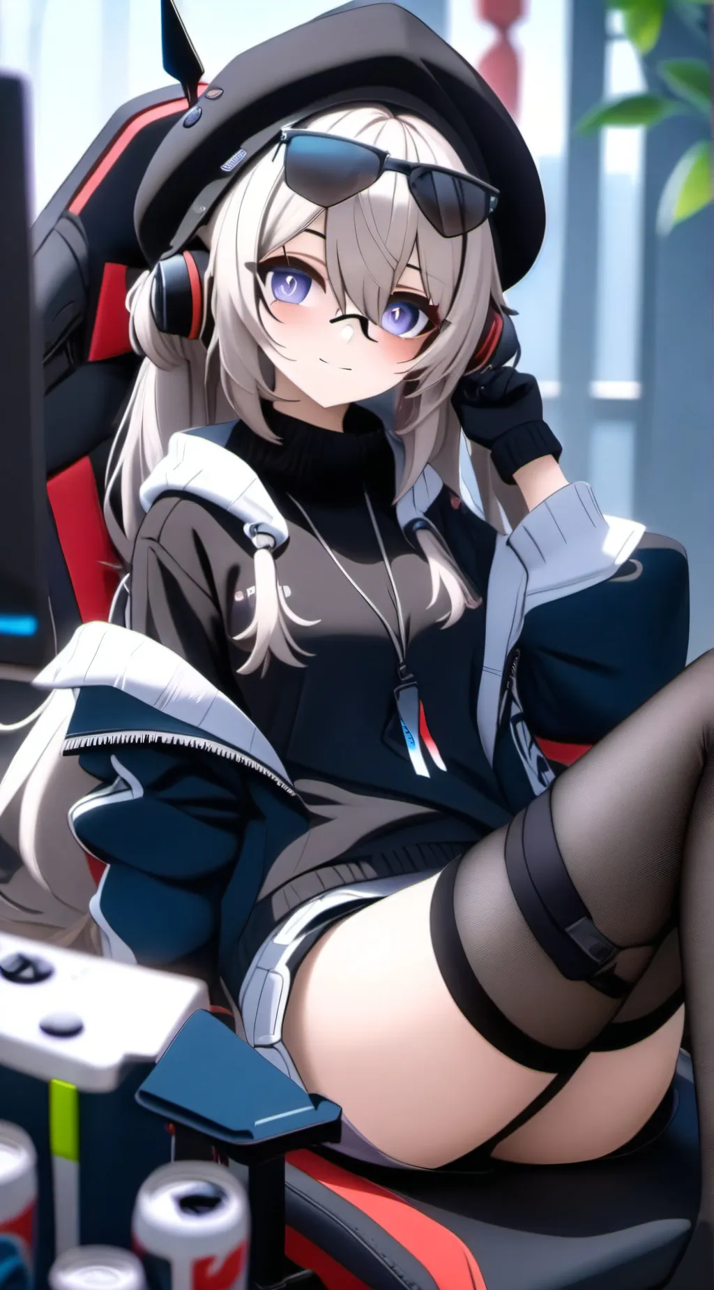 ai character: Jennifer kawaii background