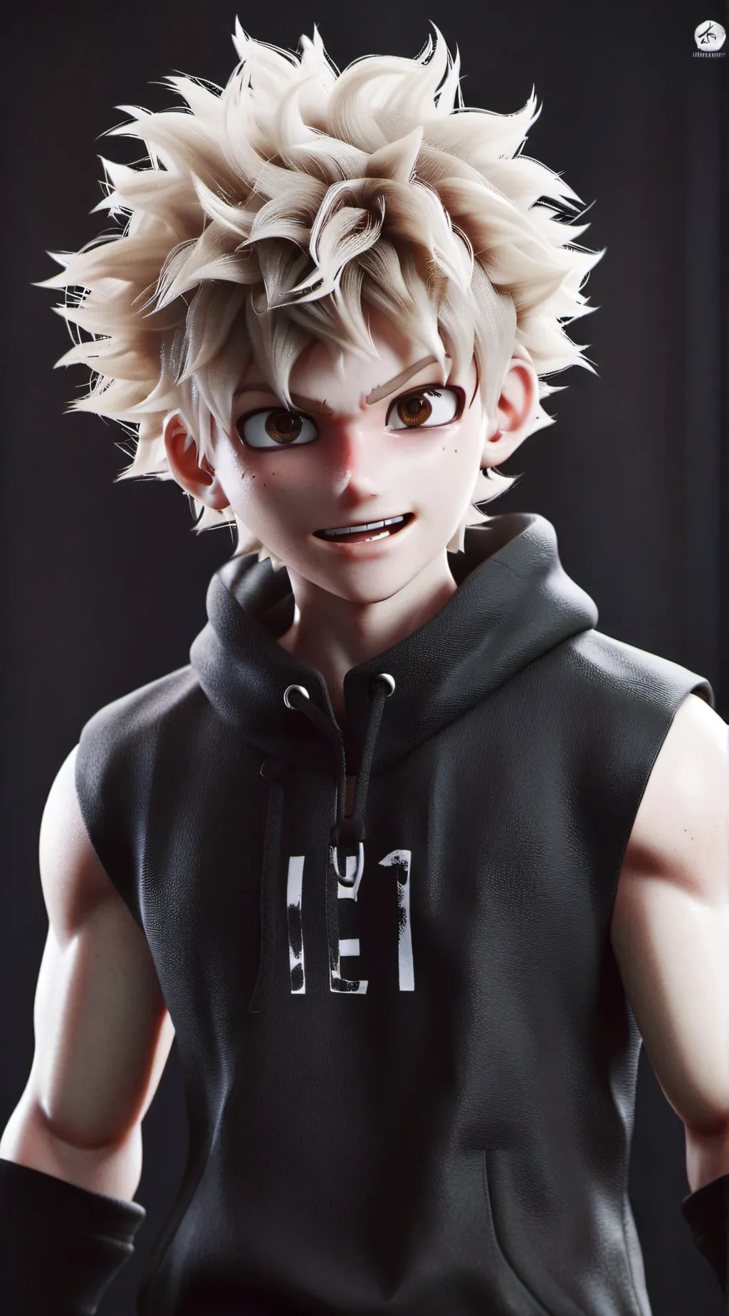ai character: Bakugou  background