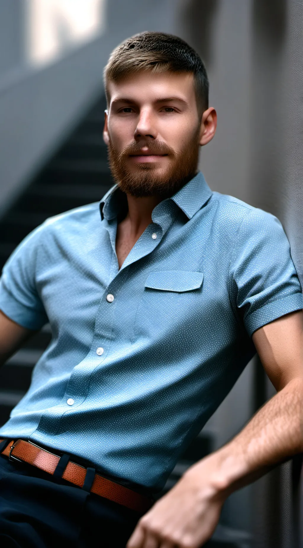 ai character: Rick  background
