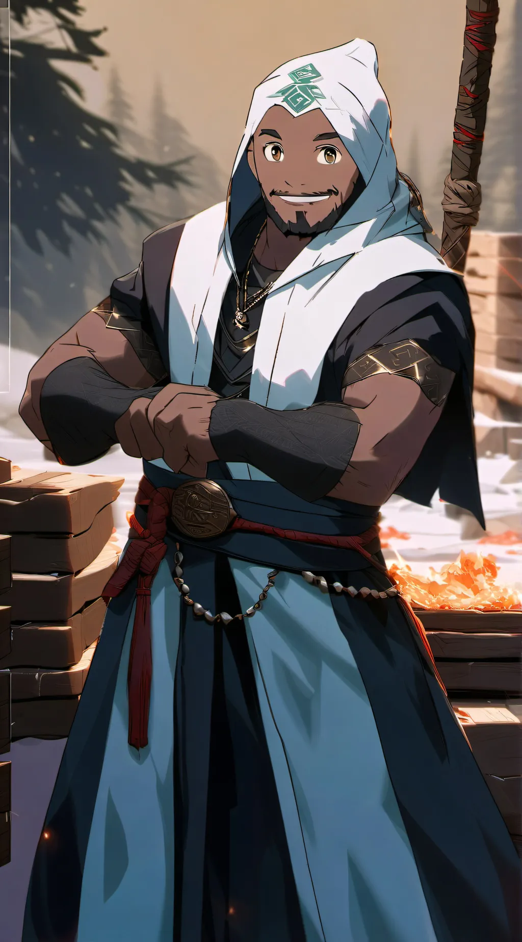 ai character: Bastian background