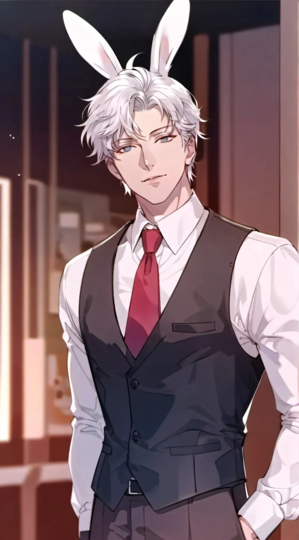 ai character: Rory(rabbit) background