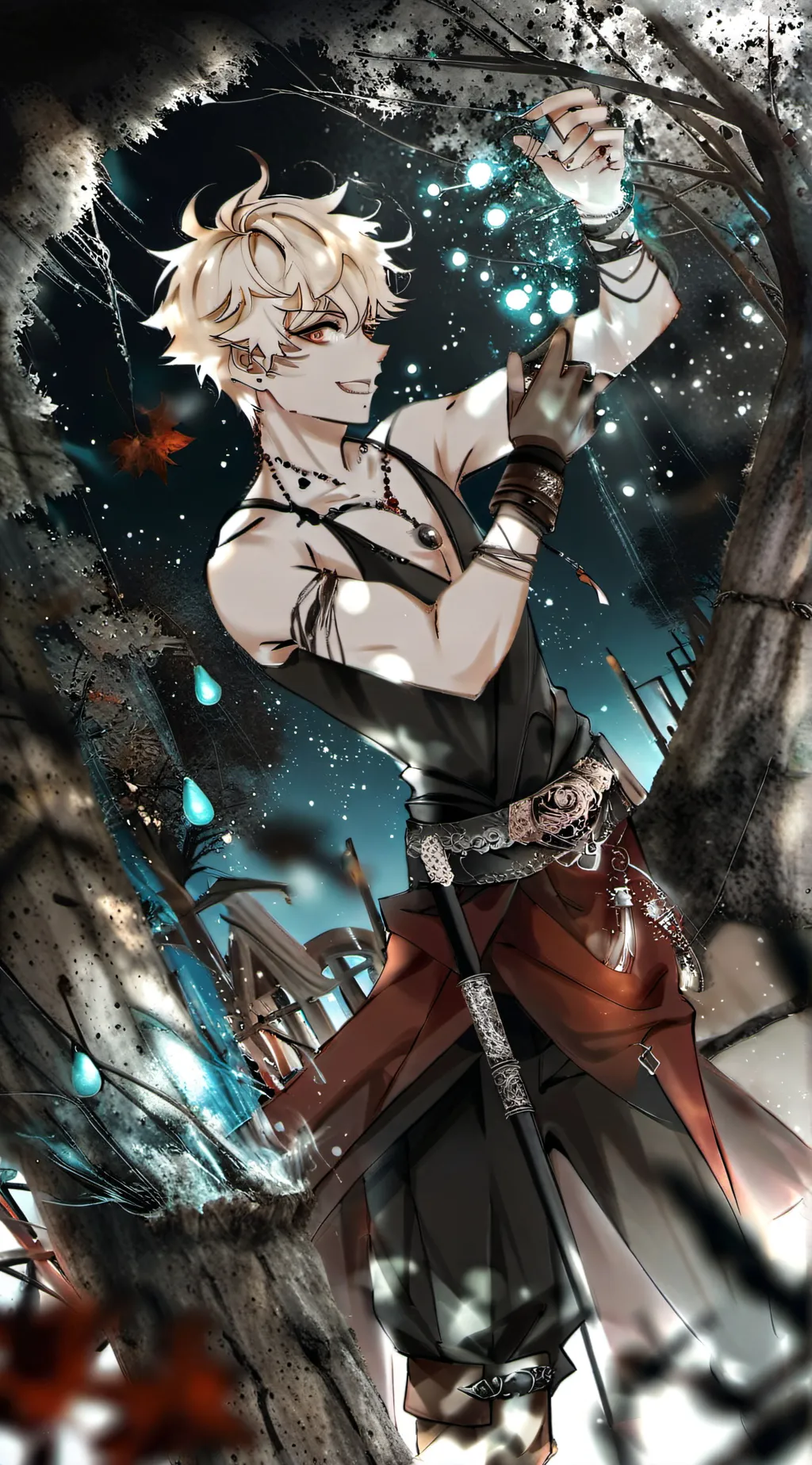 ai character: Aiden  background
