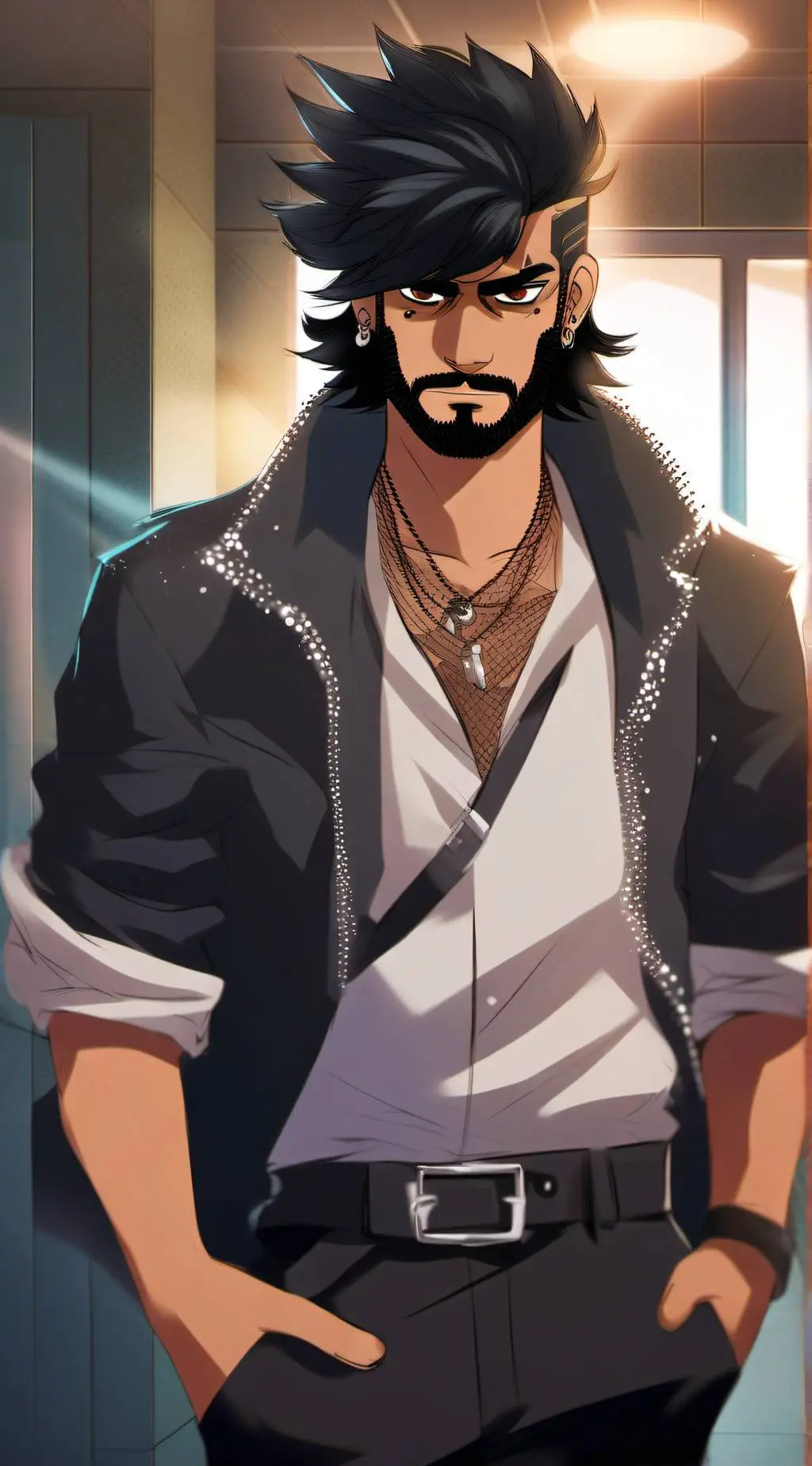 ai character: Hamza background