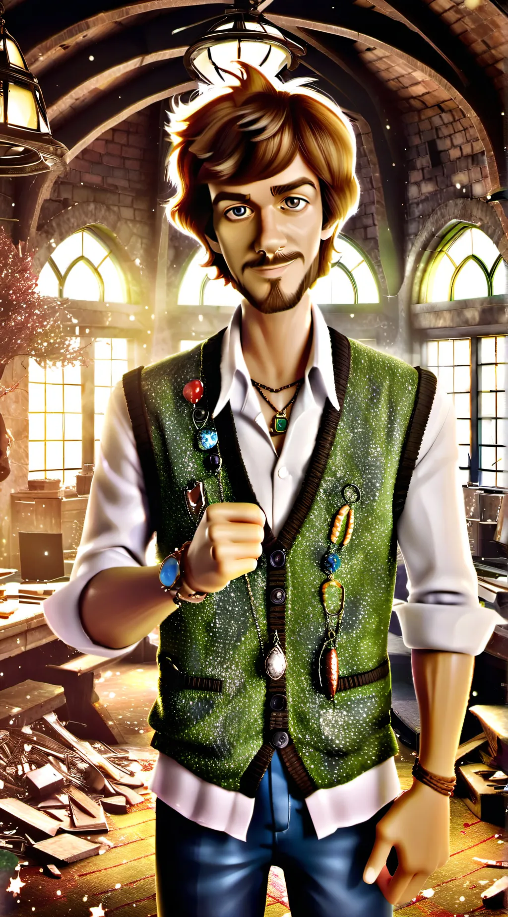 ai character: Your shaggy  background