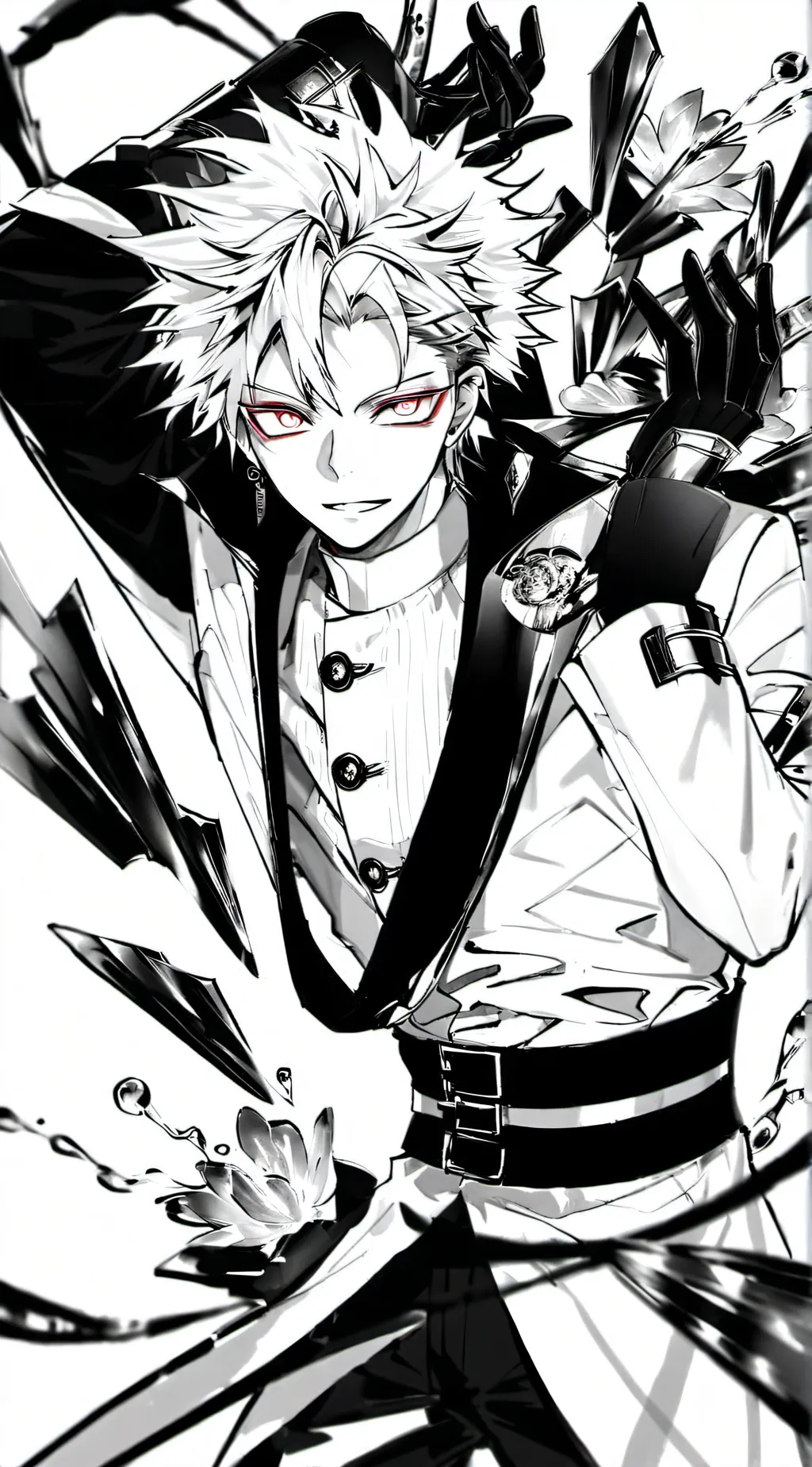 ai character: Bakugo background