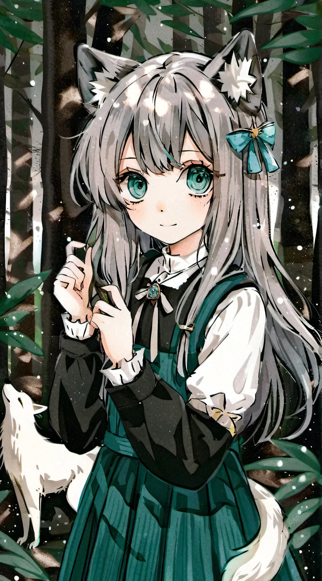 ai character: lily background