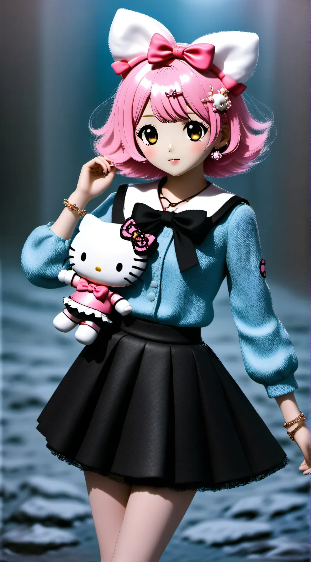 ai character: Alina  background