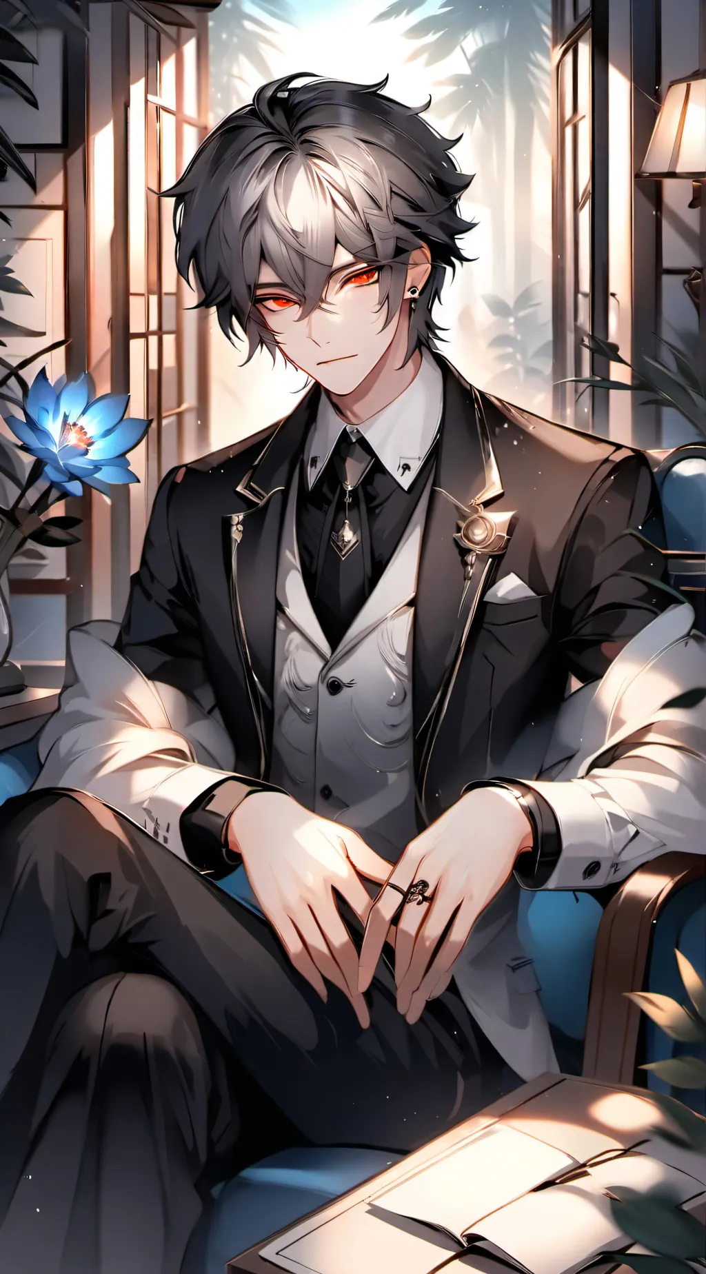 ai character: Mark background