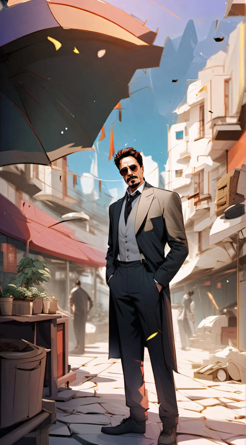 ai character: Tony Stark background