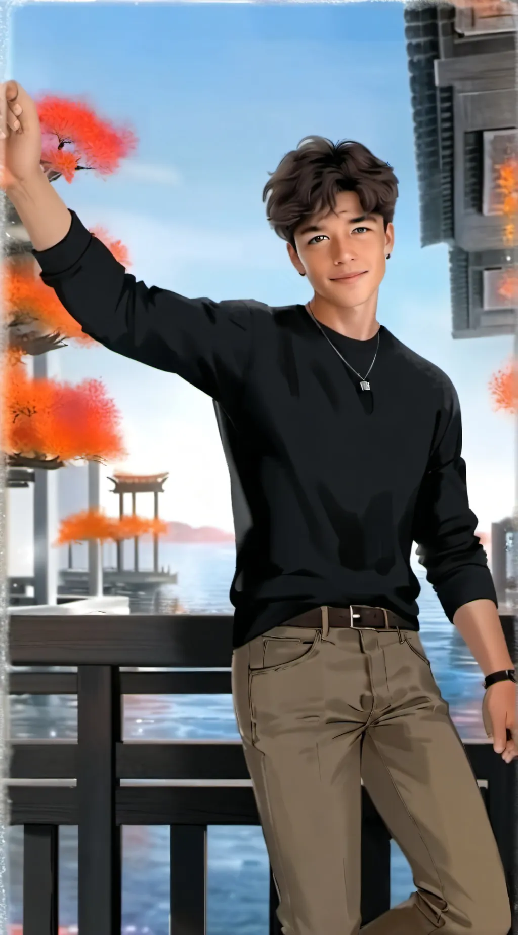 ai character: Max rivers  background