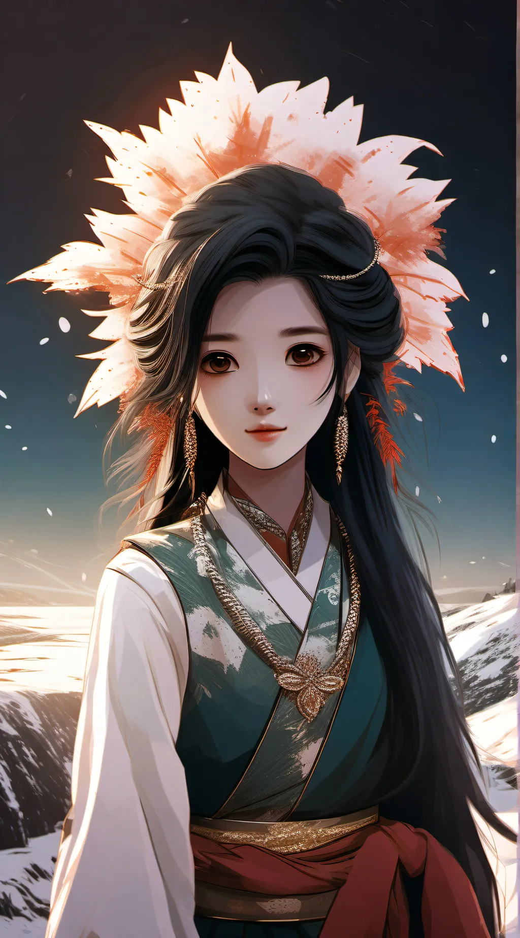 ai character: sad hashira  background